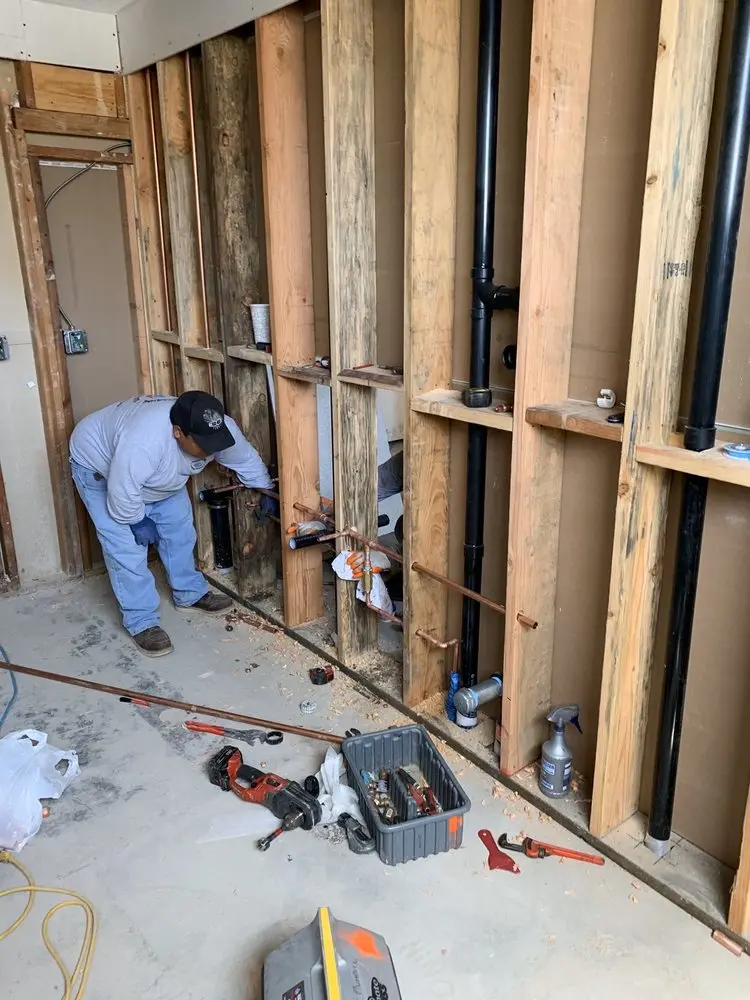 Commercial rough-in plumbing for Gas Line Repair in Cascade View